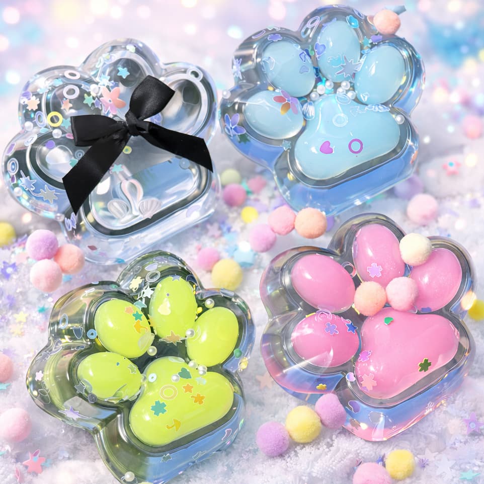 Squishy Brinquedos Sensoriais Slime de Patinha Anti Stress Squishy Mochi Criança Divertido Colorido