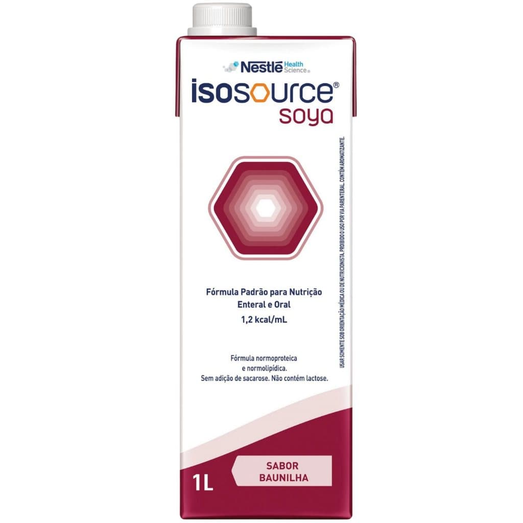 Isosource Soya - 1 Litro - Nestle Suplementos (sabor Baunilha)