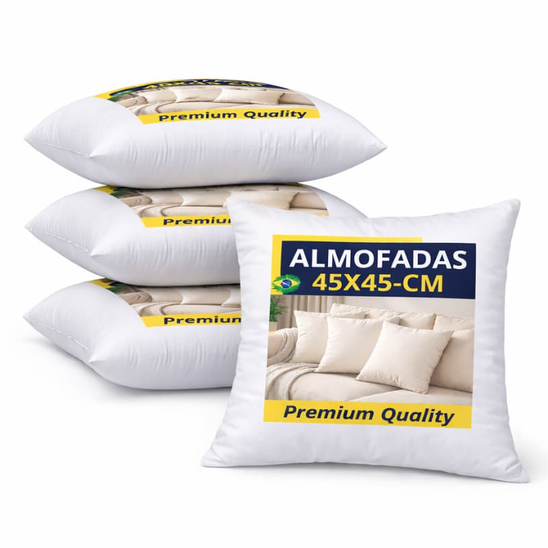 Kit Até 6 Almofadas Decorativas para Sofá 45x45 cm – Macias, Modernas e Confortáveis