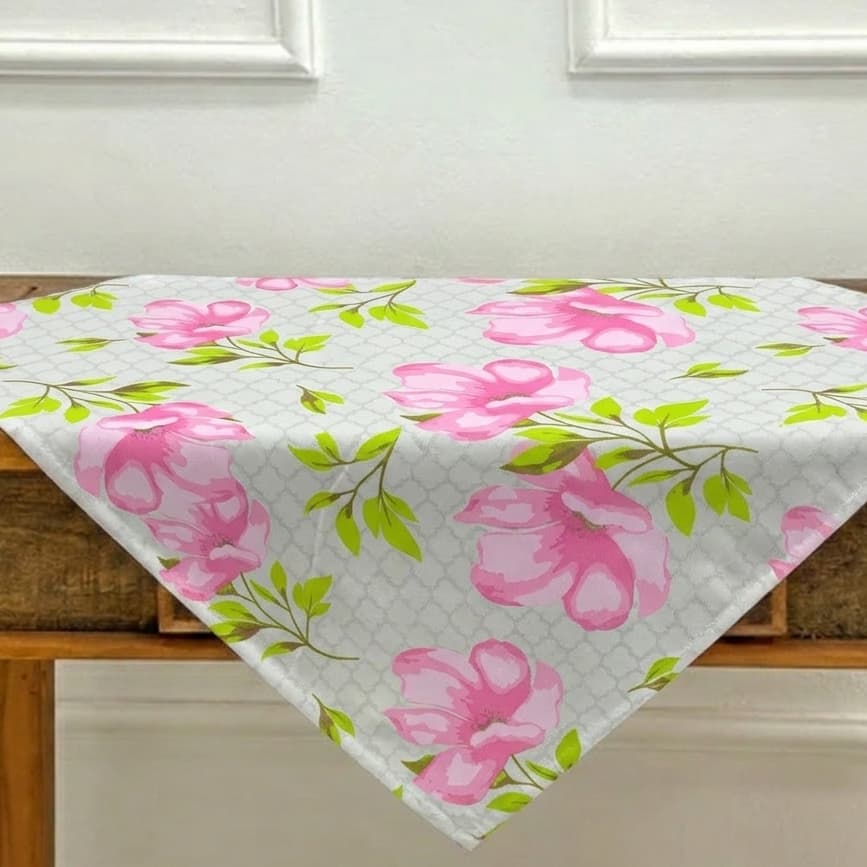 Toalha De Cha Pascoa Oxford estampada 70x70 Pequena Decorativa Mesa Posta Café
