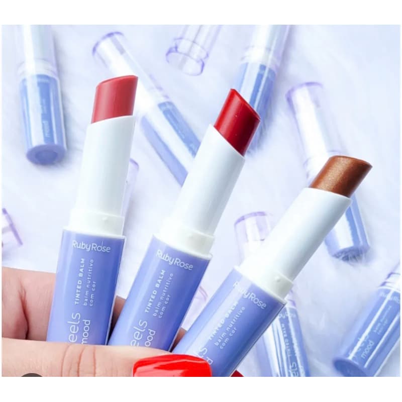 Balm Labial Nutritivo Ruby Rose Feels Mood com Hidratação Intensa 3g