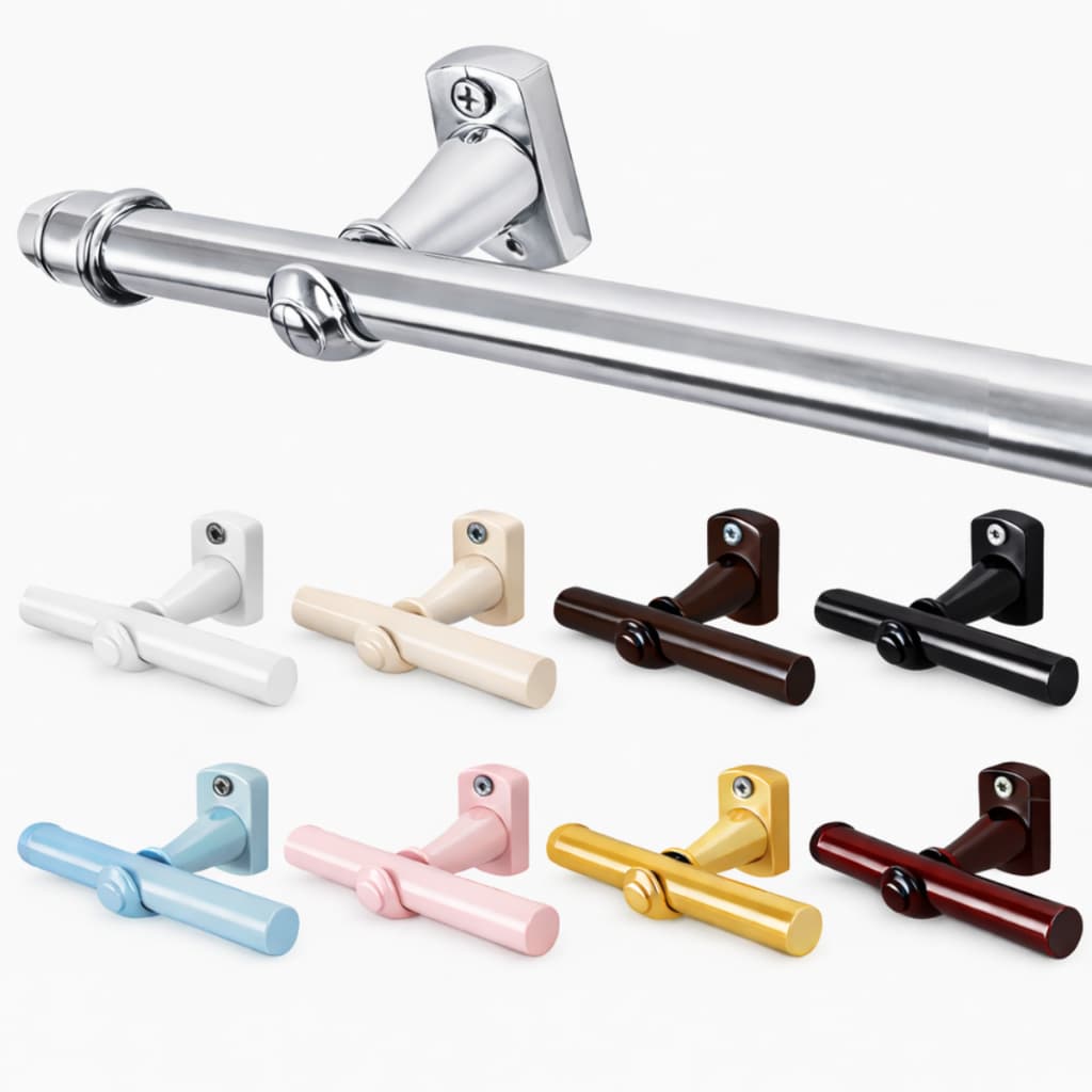 Varão  De Cortina Simples 3 metros 19mm Para Quarto Sala Em Aço Ferro