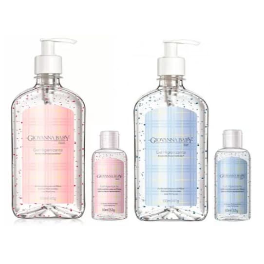 Giovanna Baby Álcool Gel 70% Perfumado 60ml ou 500ml