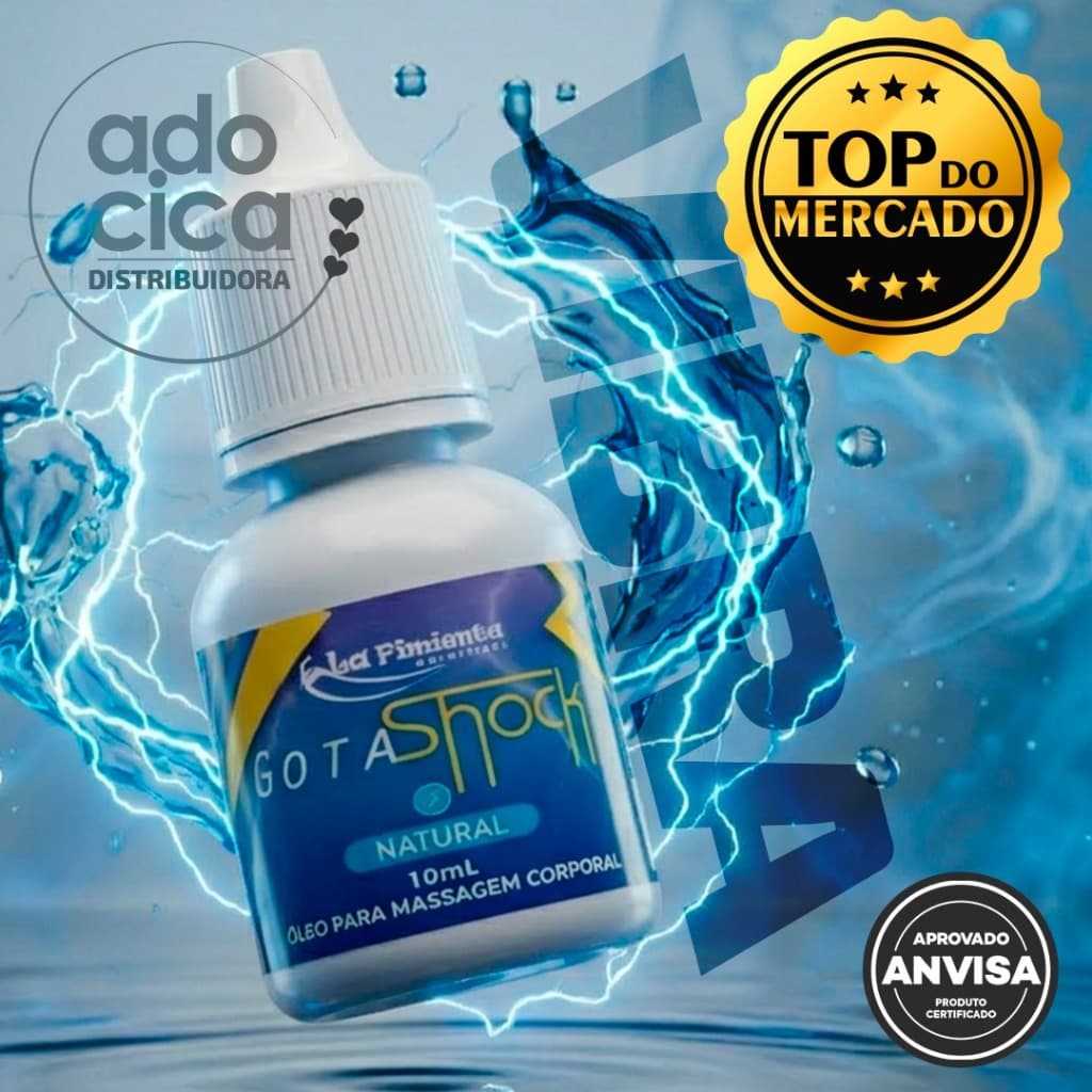 GEL VIBRANTE GOTAS SHOCK PARA FAZER A PERNA DA SUA MULHER TREMER