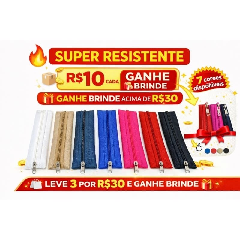 Estojo Escolar Simples Barato + BRINDE Compre 3 e Leva 4 Acima de R$30 Ganha Um Estojo | Porta Lápis Zíper Resistente”