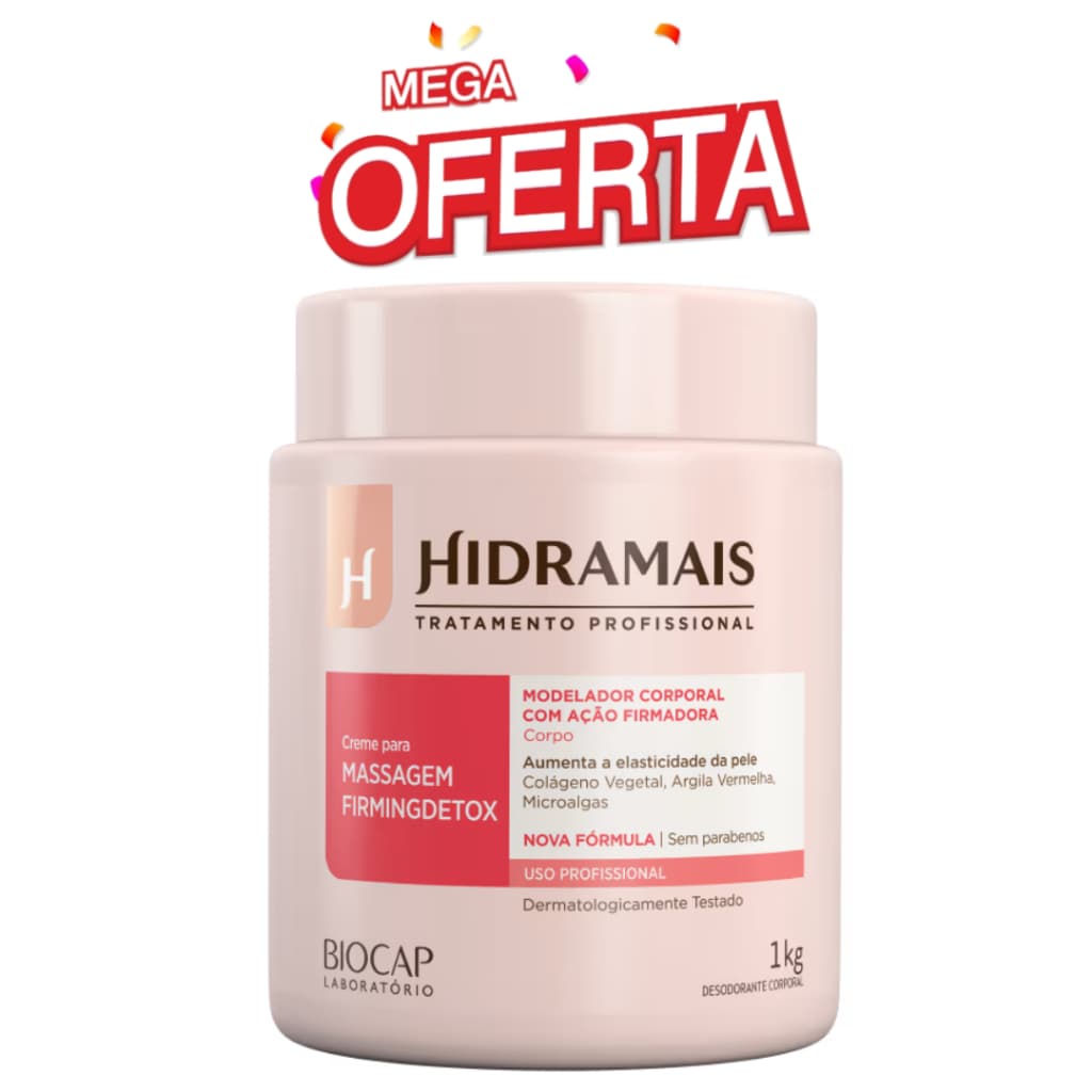 Creme FirmingDetox 1kg | Massagem Redutora e Revitalizante