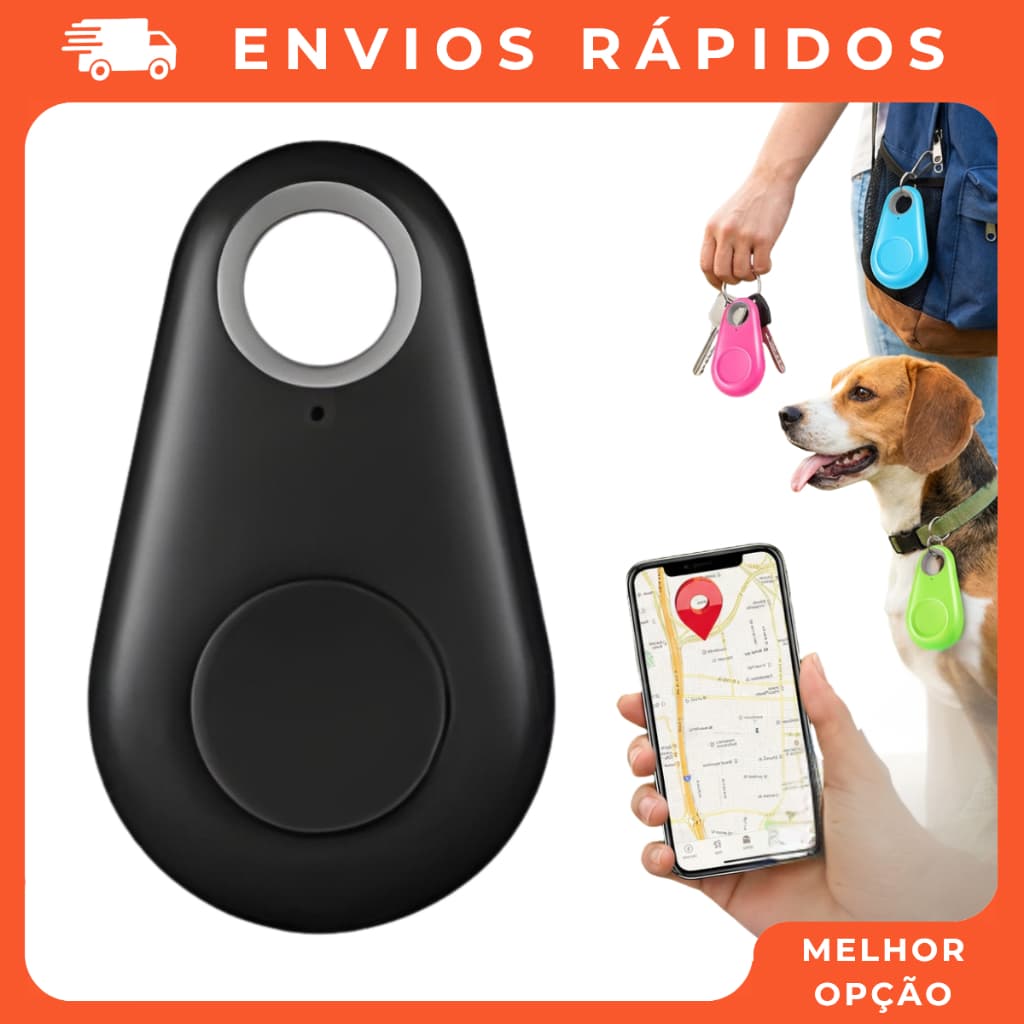 Mini Rastreador iTag GPS Bluetooth Localizador Anti-Perda para Chaves Bolsa Carteira Pets