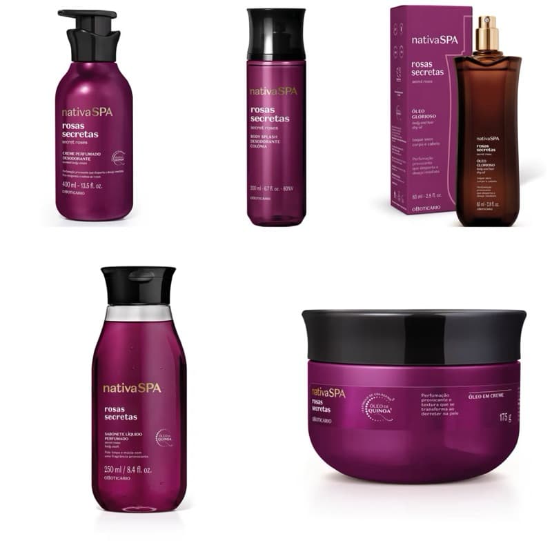 Nativa SPA Rosas Secretas - Lançamento Março 2026 - O Boticário