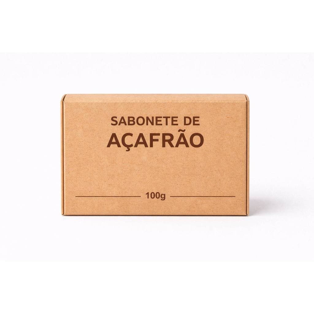 SABONETE AÇAFRÃO CASEIRO BAIXO TEOR