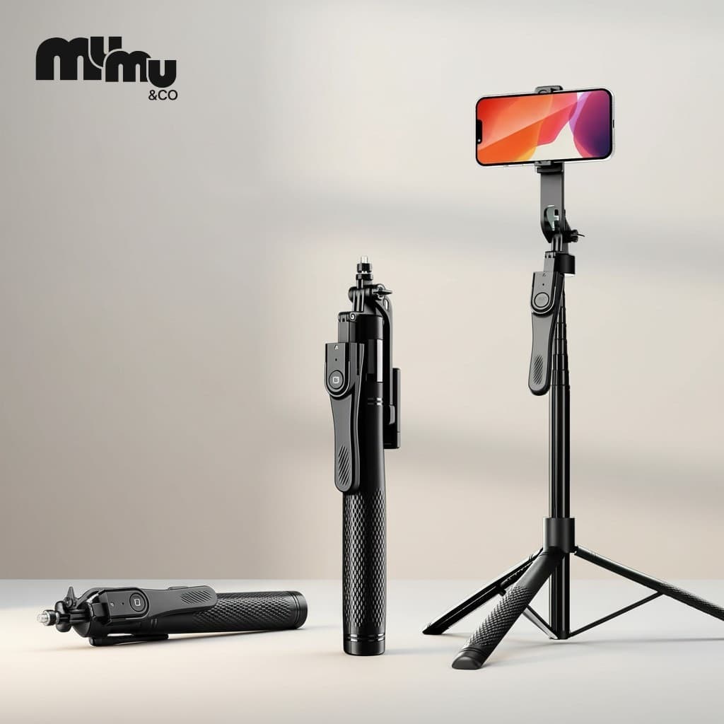 Tripé Suporte Celular 360 Profissional Bastão Selfie 1,6m + Controle Bluetooth Sem Fio Reforçado