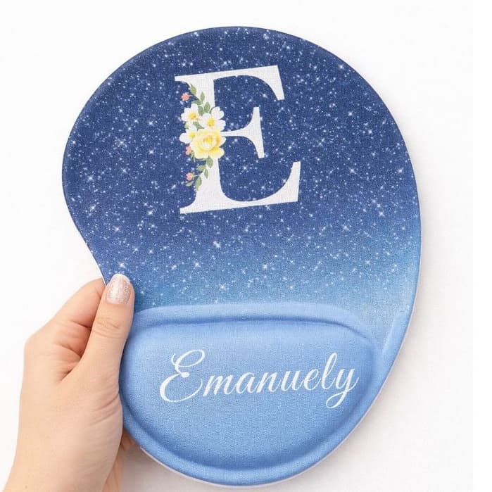 Mouse Pad Personalizado com  Nome – Mousepad Gamer Escritório Presente Criativo