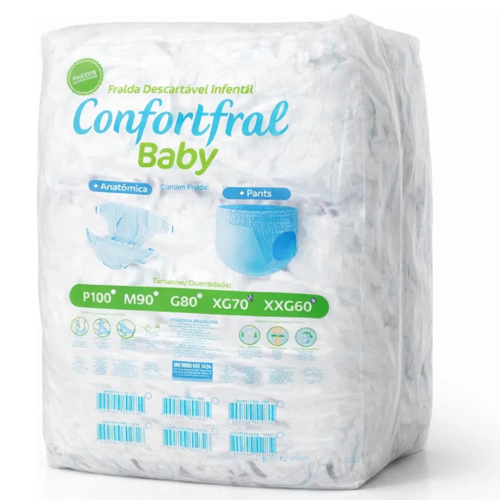 Fralda Calça Confortfral Baby Tipo Calcinha/Cueca Infantil Criança