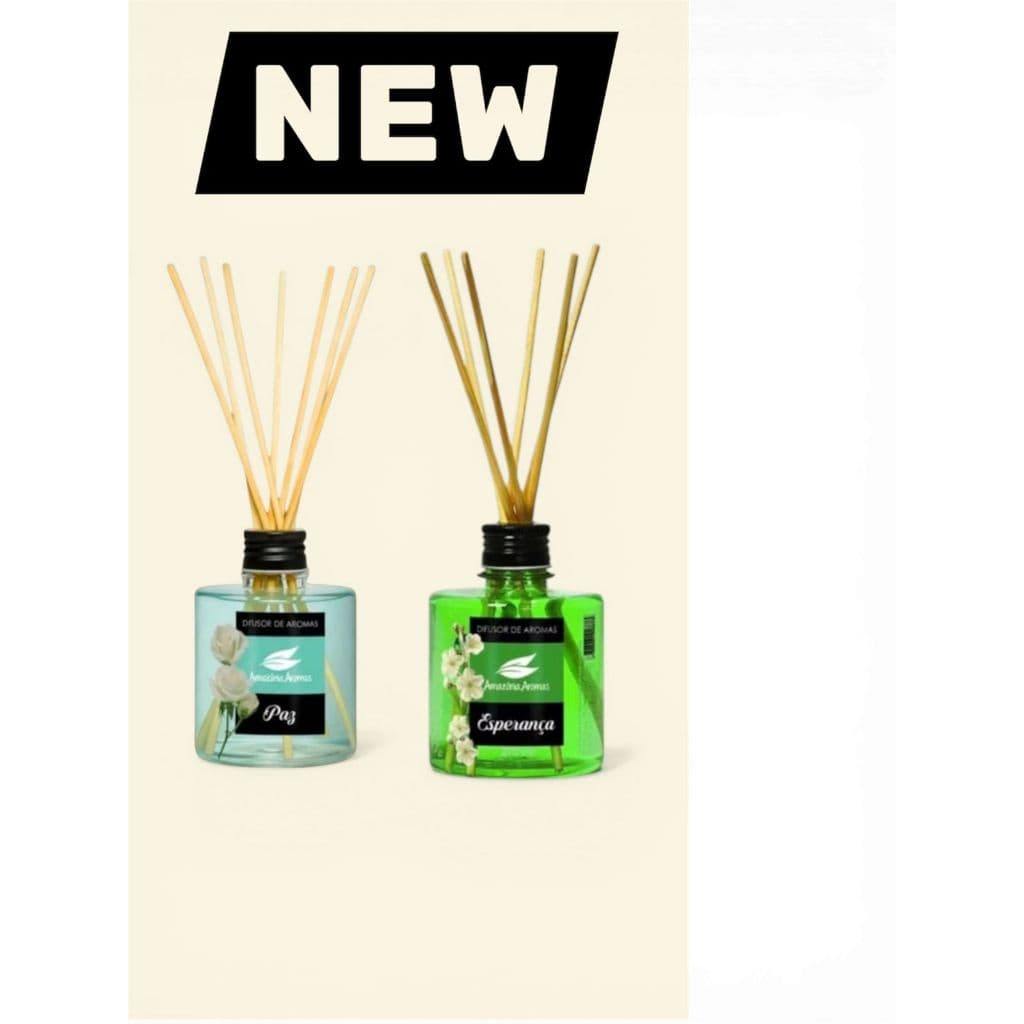 kit 2x/ 1x  Difusor de ambiente AMAZONIA AROMAS 120ml e 270ml