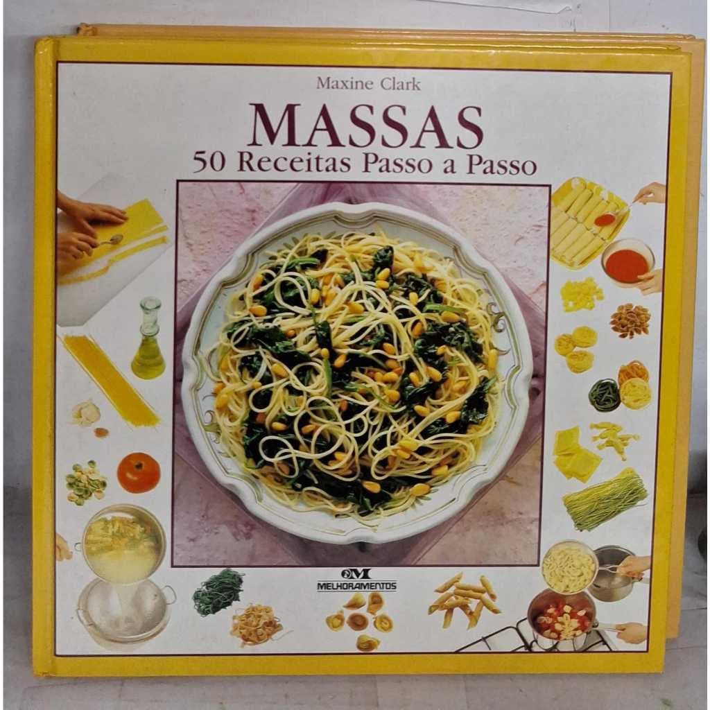 Livro Massas 50 Receitas Passo a Passo, Frango 50 Receitas Passo a Passo (2 livros) Autor : Maxine Clark / Sue Maggs