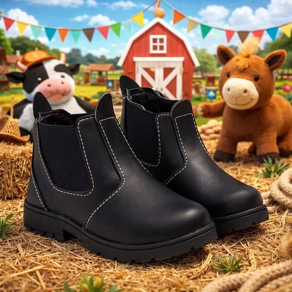 Bota Jeca infantil confortável para crianças 18 ao 27