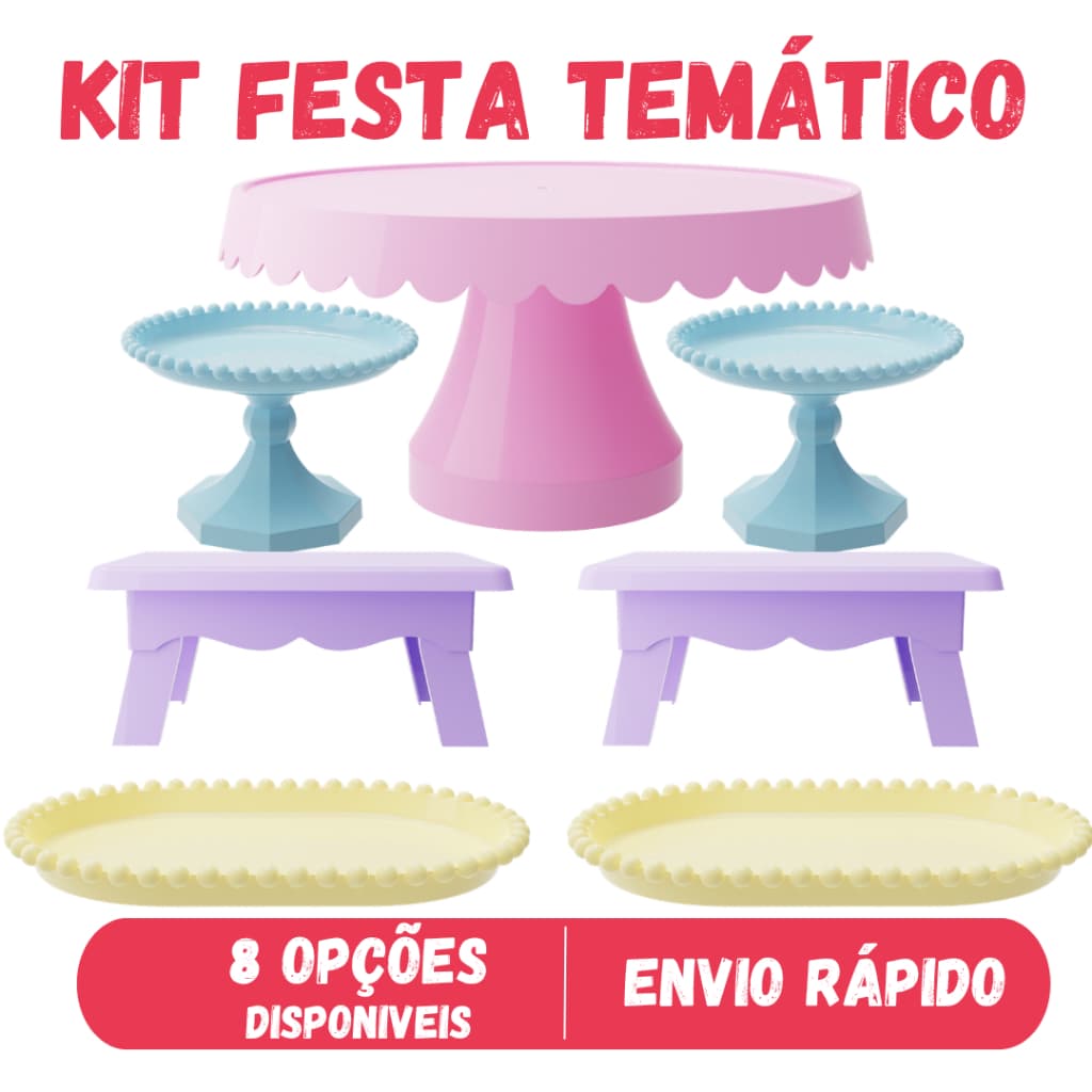 Kit de Festa Temático Modelo 82 – 8 Variações Exclusivas
