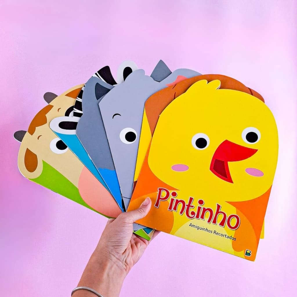 Kit 6 Livros Amiguinhos Recortados - Coleção de Livros