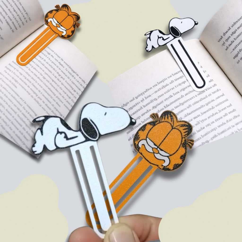 Marca Páginas - Snoop e Garfield