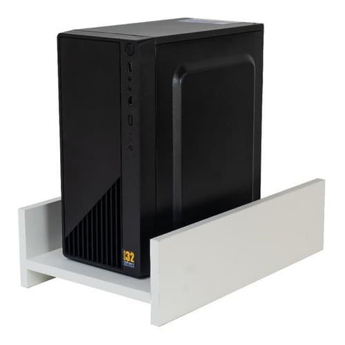 Suporte P/ Cpu E Estabilizador Branco Sem Rodinhas De Chão