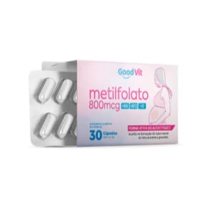 Metilfolato 800mcg Good Vit 30 Cáps – Suporte Gestacional e Saúde Materna