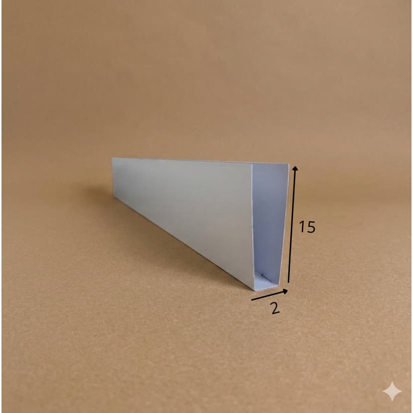 Protetor Salva Porta 2x15cm Branco/Preto/Galvanizado