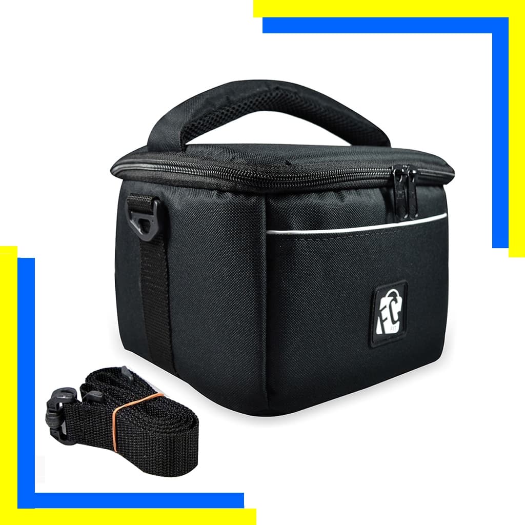 Bolsa Térmica Fitness Impermeável Lancheira Preta Dieta Térmica Toda Preta Promoção
