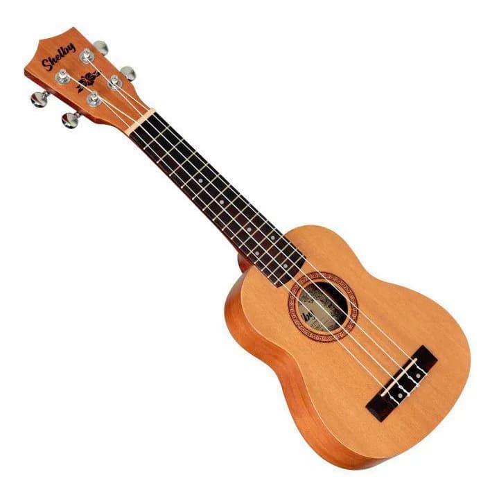 Ukulele Shelby Soprano Su21m Acústico Nylon Natural + Nf-e