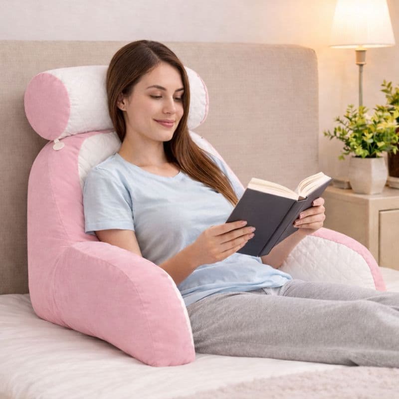 Almofada Ergonômica Encosto para Cama Premium Varias Diversas