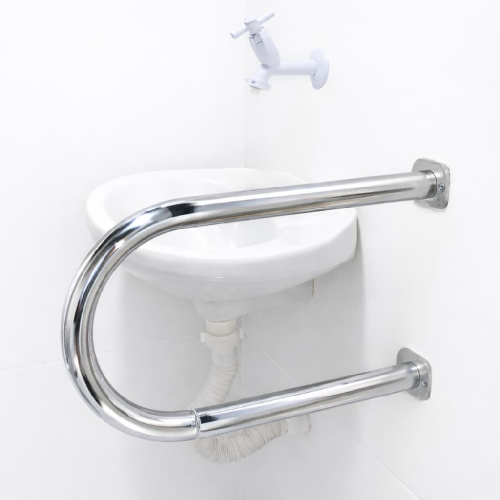 Barra De Apoio Em U 40 cm Alumínio