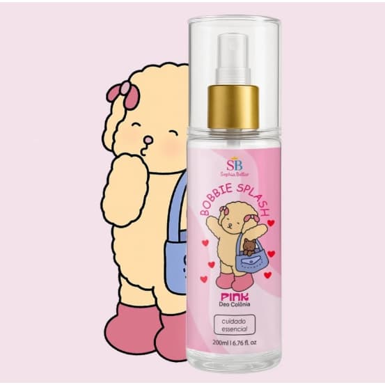 Body Splash Infantil Pink Sophia Bellar 200ml – Fragrância suave e segura