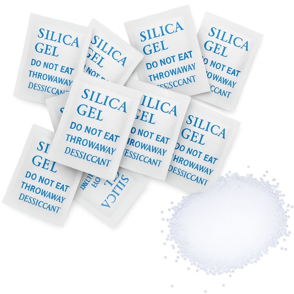 Sílica Gel 100 Unidades Dessecante Anti Mofo Umidade Sapato