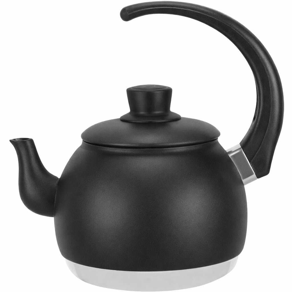 Chaleira para Chá Café e Água Quente em Alumínio 1,2 Litros Cantinho do Café Fervedor Grande