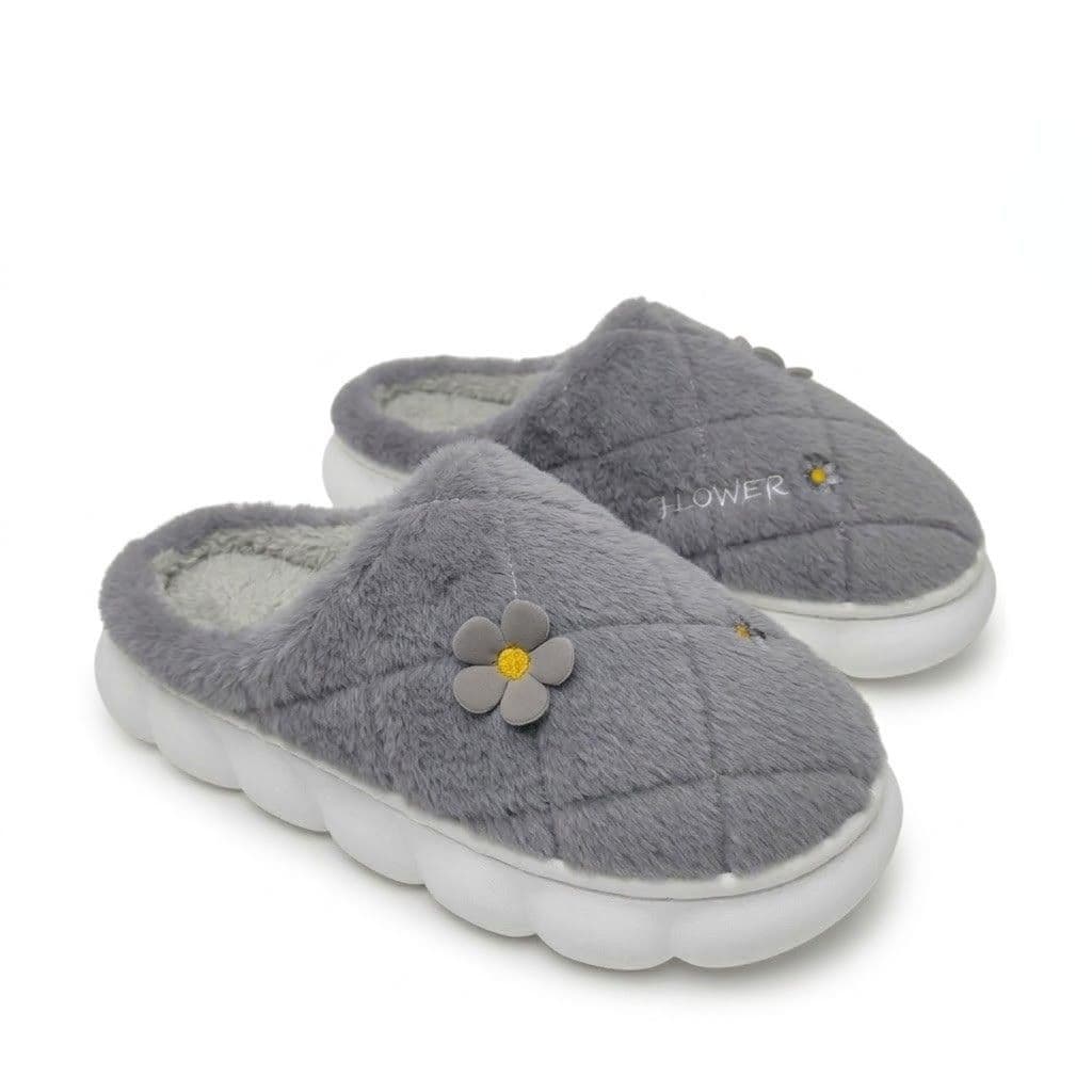 Pantufa Feminina Adulta Inverno Chinelo De Quarto Nuvem Solado Antiderrapante