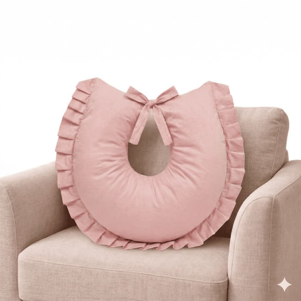 Almofada para amamentação 100% algodão conforto maternidade Com Zíper Antialergica lavável ajustável