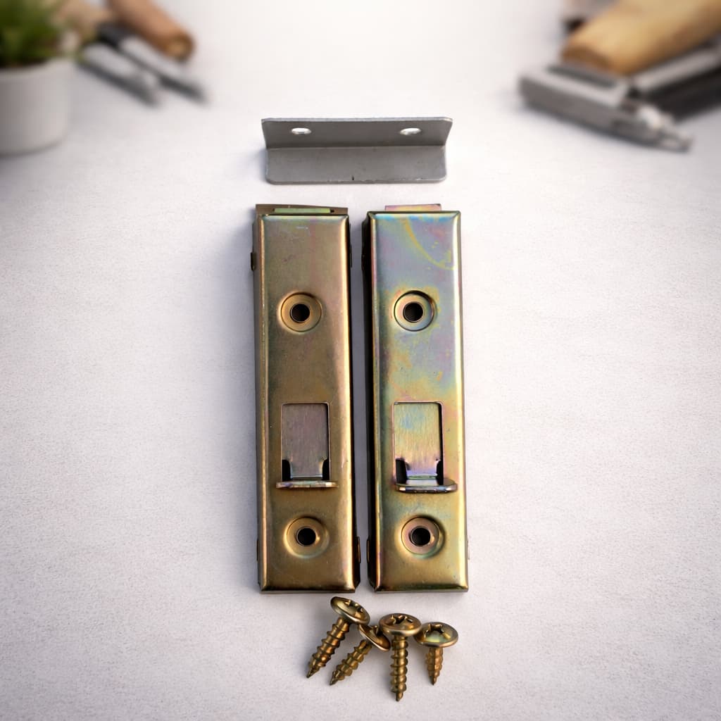 Kit 2 Fecho Trava Tranqueta Porta Moveis Armário Cozinha