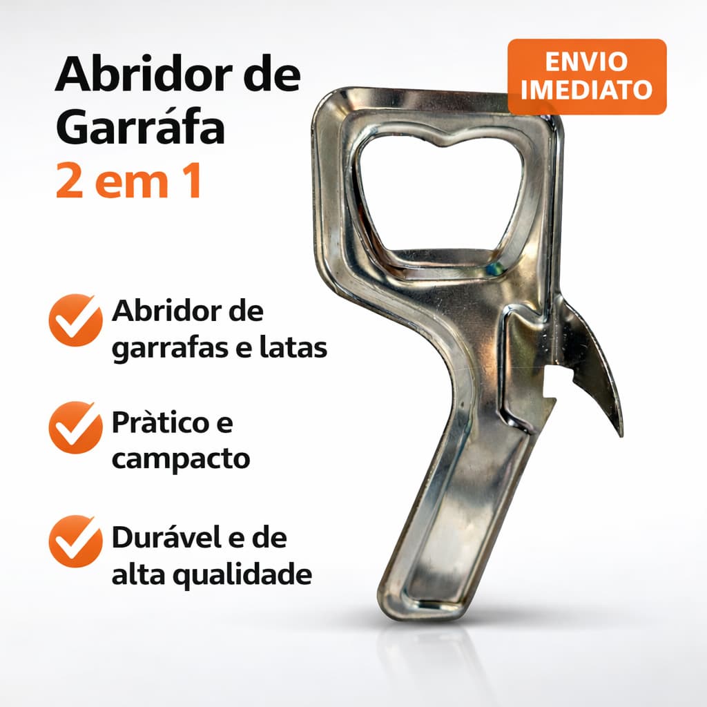 Oferta Abridor Abridores De Lata E Garrafas - Aço Inoxidável - Utensilio De Cozinha