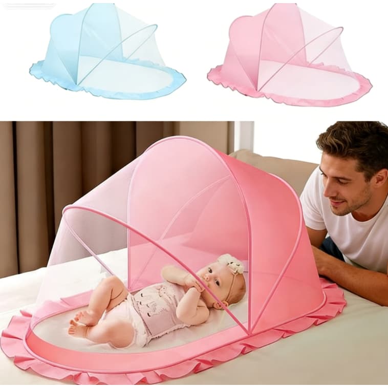 Mosquiteiro Berço Portátil Retrátil para Bebê e Criança | Tenda Cercadinho Proteção