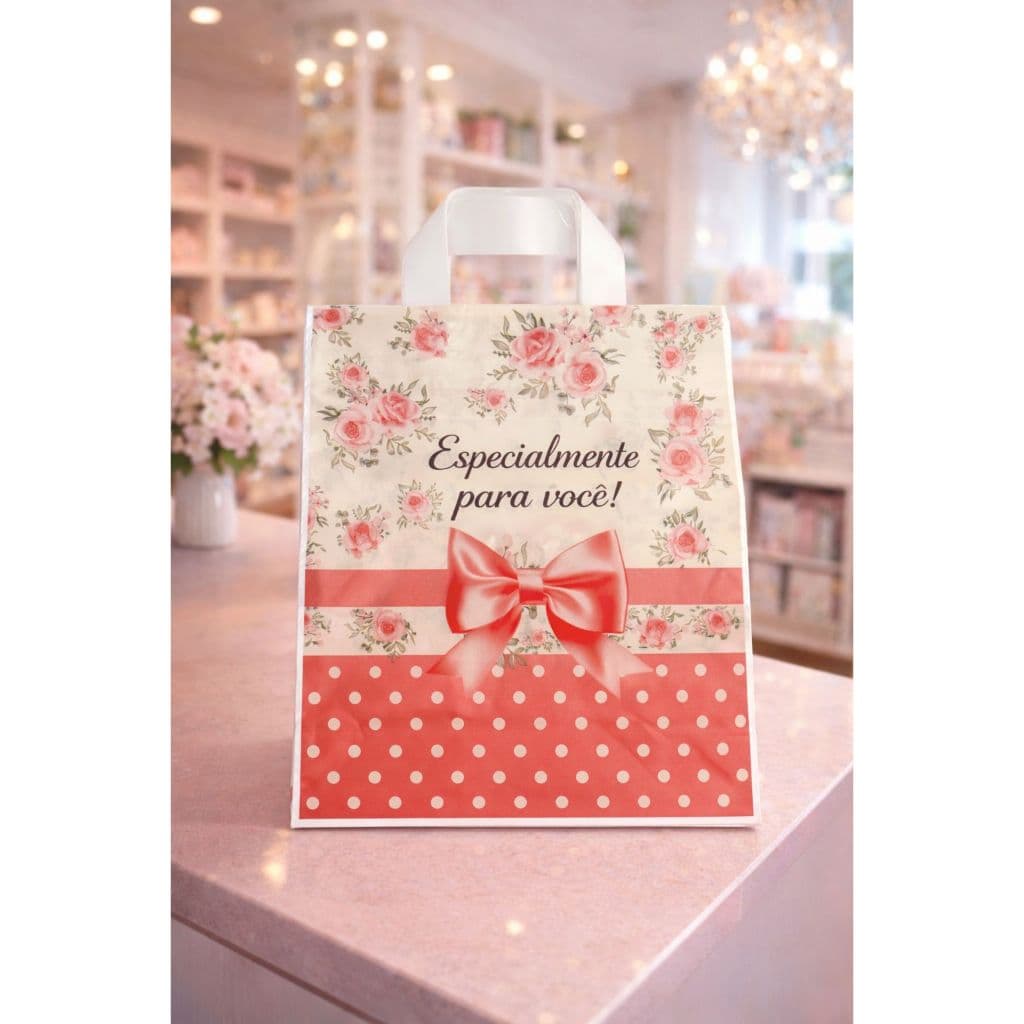 Sacola Alça Fita de Mãe Tam 30x45 Com 25/50/75/100