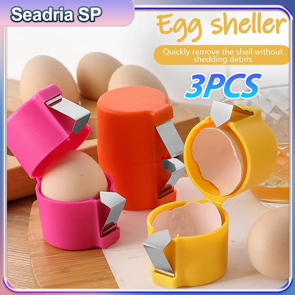 Conjunto Prático 3 Separadoras De Quebra-ovos Portáteis