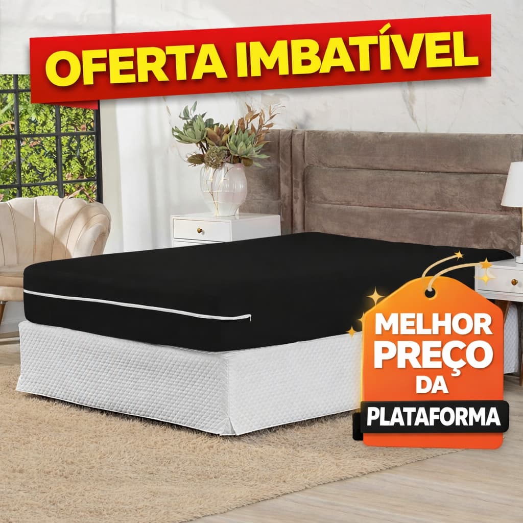 Capa Para Colchão Solteiro - Malha Gel Com Zíper