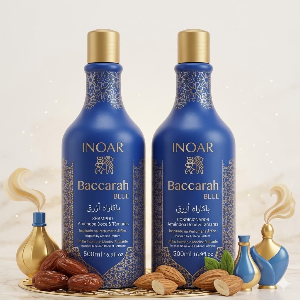 INOAR KIT BACCARAH BLUE SH + COND 500ML
