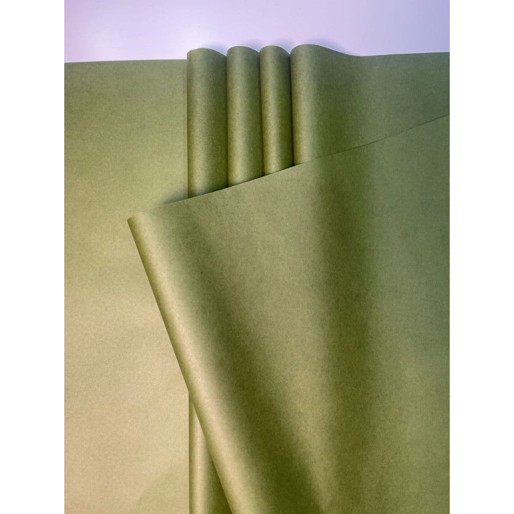 Papel de Seda Super - Pistache 100 Folhas , Seu Trabalho com Mais Qualidade (Embalagem,Embrulhos e Pipas)
