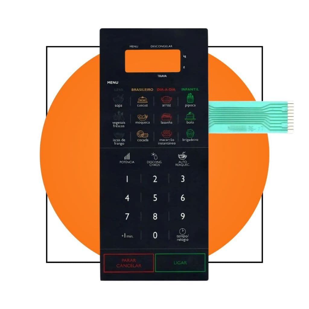 Membrana Teclado Microondas Panasonic Nnst568 Nn St568