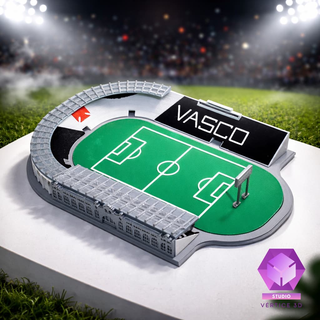 Miniatura Estádio São Januário Vasco da Gama Decoração Colecionável Torcedor Presente Futebol