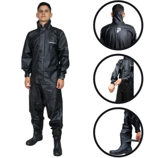 Capa de Chuva para moto boy  Pioneira PVC Pop
