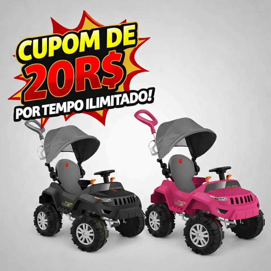 Superjipe Reclinável Com Capota Passeio & Pedal - Bandeirante