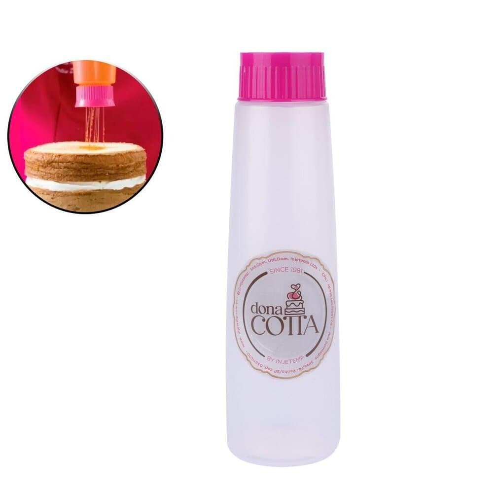 Molhador De Bolo Profissional 500ml Bisnaga Regadora Calda