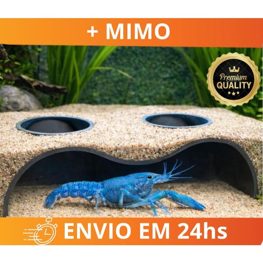 Caverna para Aquário  – Toca para Peixes | 10x5x4,5 cm | Material Atóxico