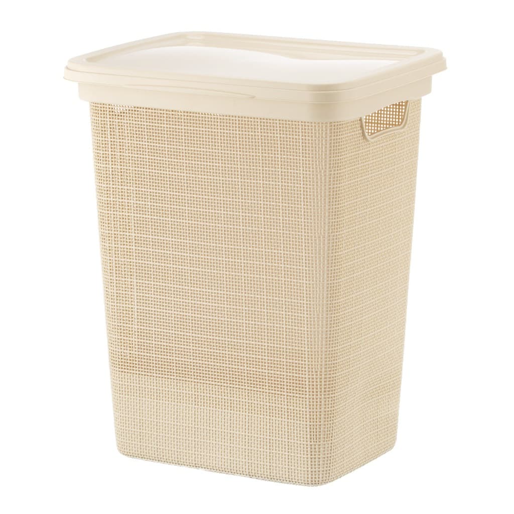 Cesto Organizador de Roupa 45 Litros Grande Lavanderia Banheiro Cesto de Plástico Linha Juta Jaguar