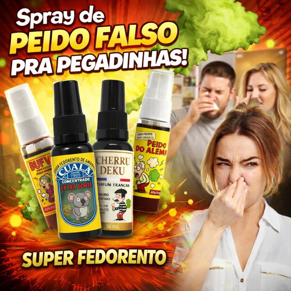 Peido Falso Pum do Alemao Bufa De Veia Alemão Realista Pegadinha Divertida Cheiro de Peido Trend